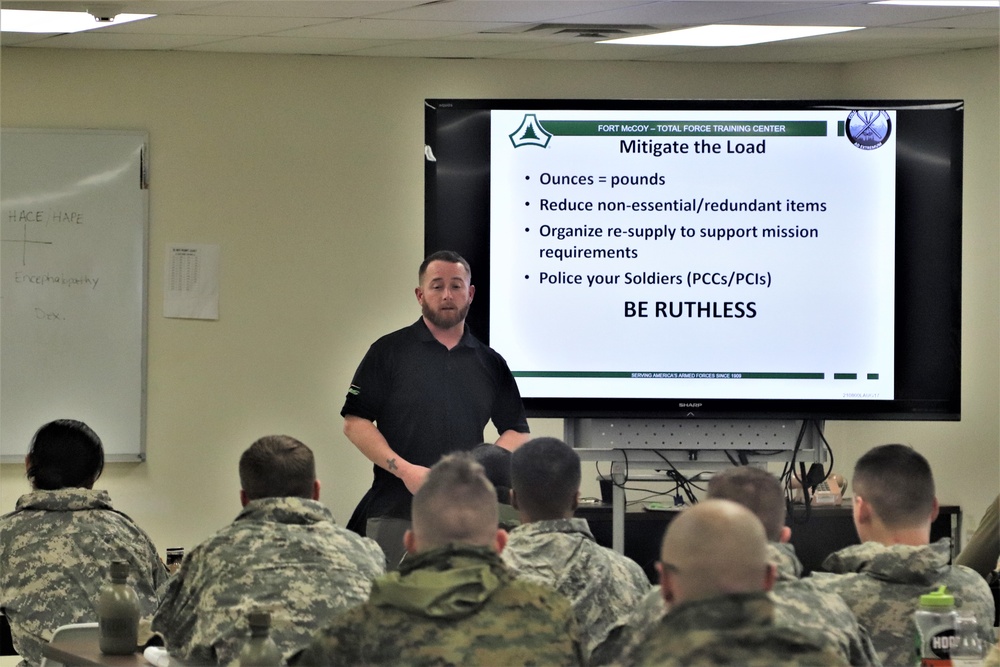 Cold-Weather Operations Course Class 20-02 classroom training