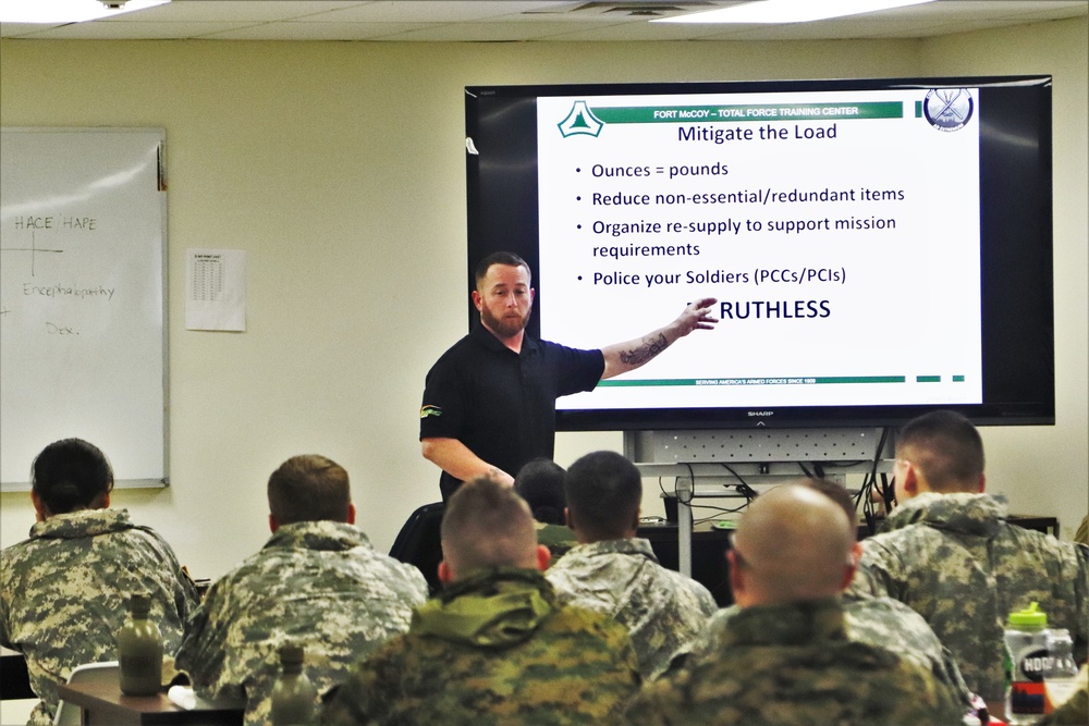 Cold-Weather Operations Course Class 20-02 classroom training