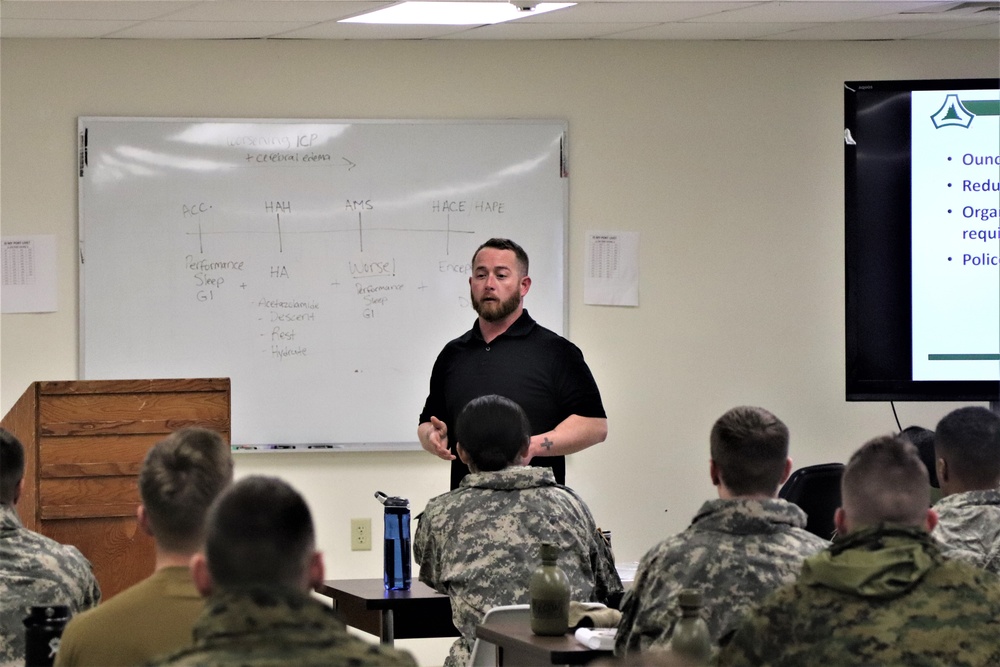 Cold-Weather Operations Course Class 20-02 classroom training