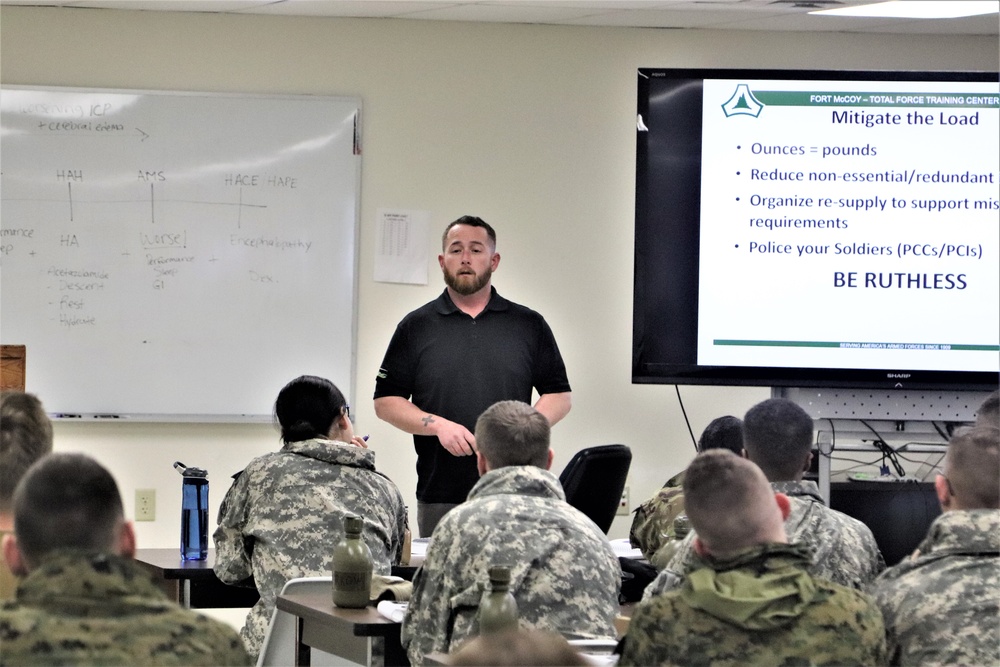 Cold-Weather Operations Course Class 20-02 classroom training