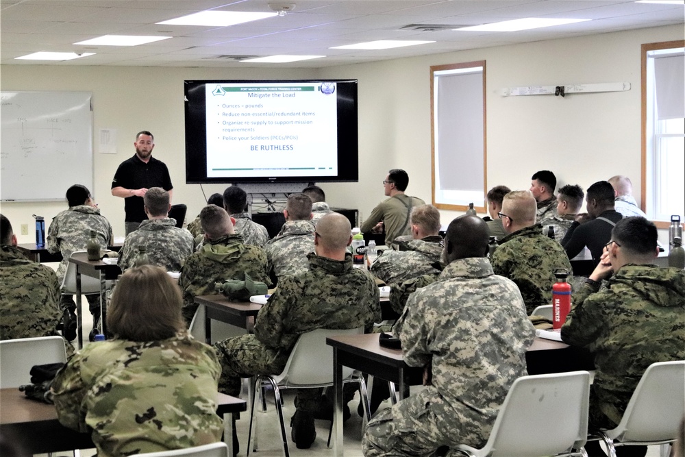 Cold-Weather Operations Course Class 20-02 classroom training