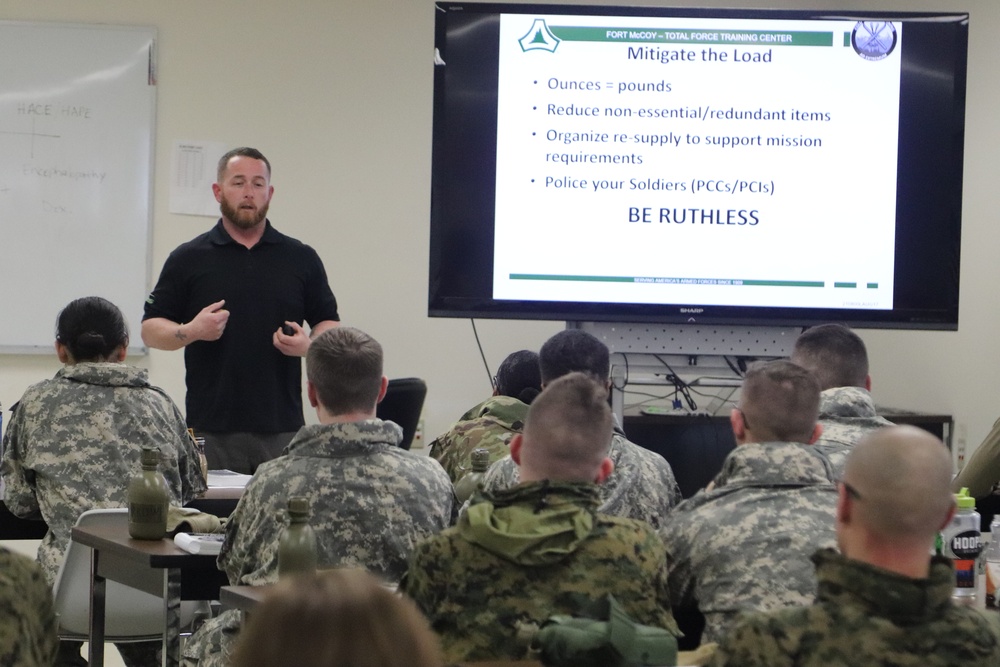 Cold-Weather Operations Course Class 20-02 classroom training