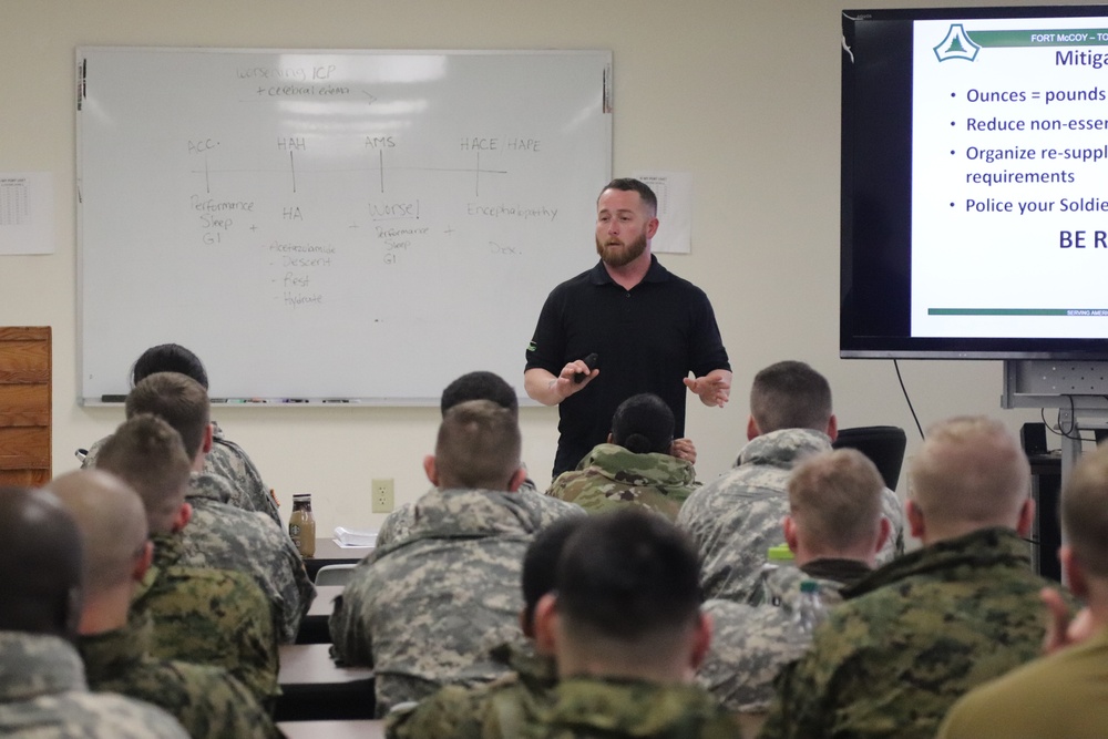 Cold-Weather Operations Course Class 20-02 classroom training