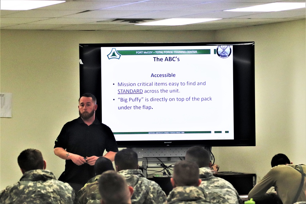Cold-Weather Operations Course Class 20-02 classroom training