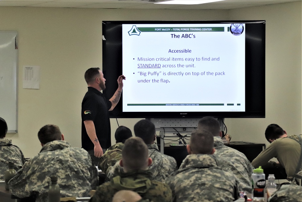 Cold-Weather Operations Course Class 20-02 classroom training