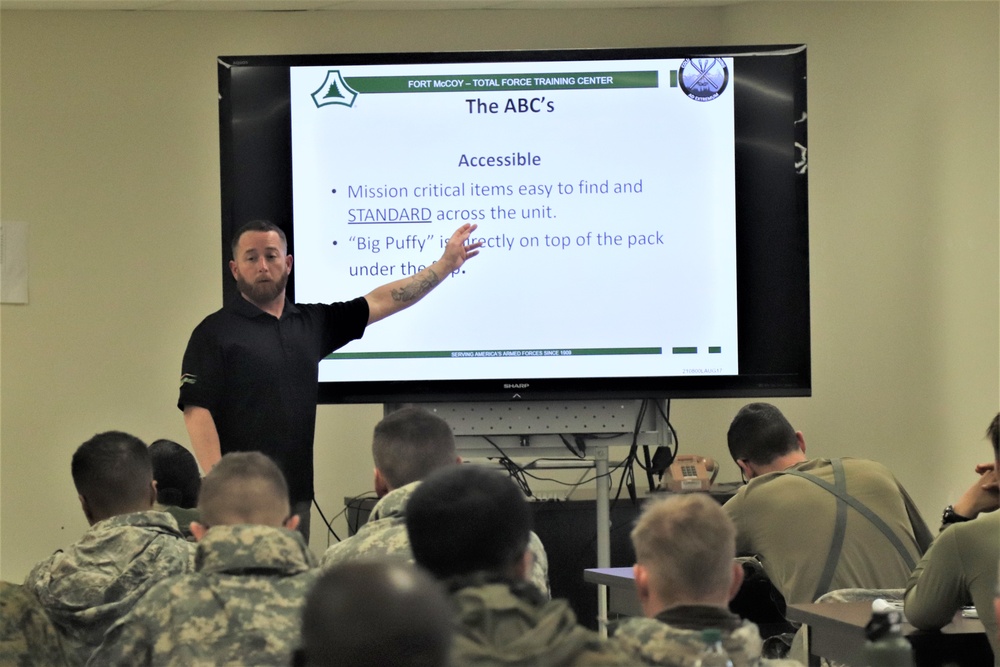 Cold-Weather Operations Course Class 20-02 classroom training