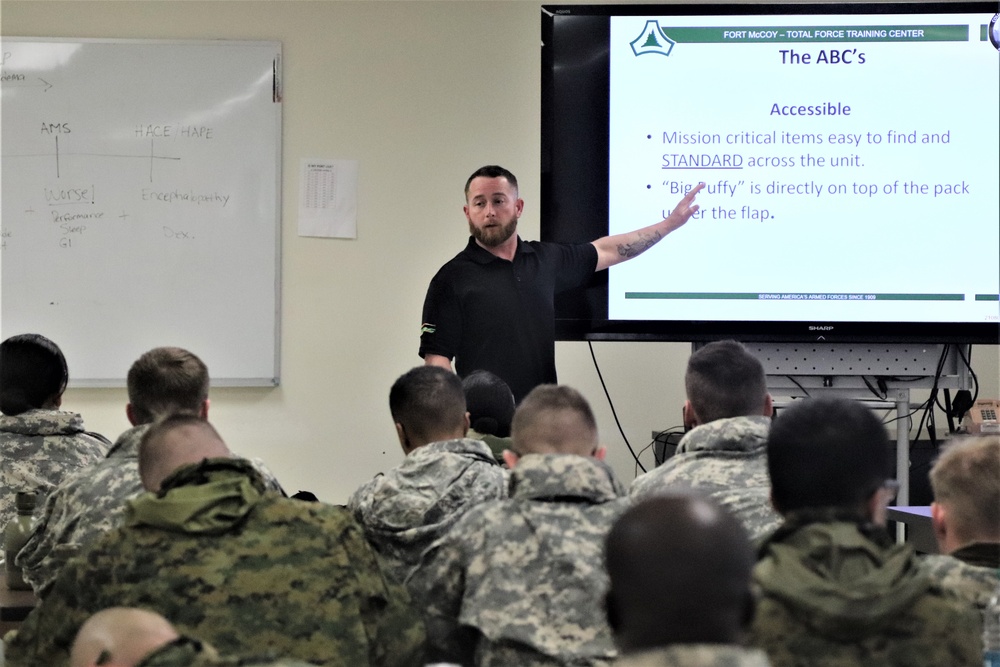 Cold-Weather Operations Course Class 20-02 classroom training