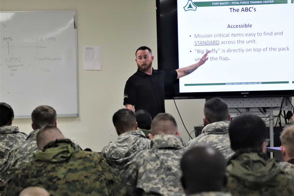 Cold-Weather Operations Course Class 20-02 classroom training