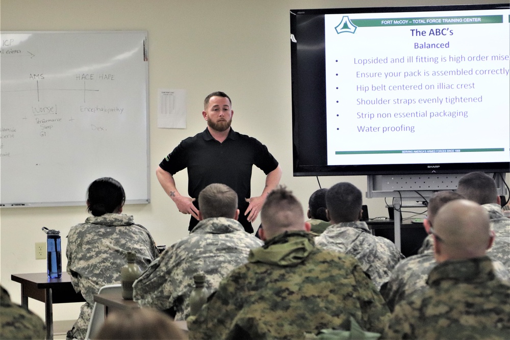 Cold-Weather Operations Course Class 20-02 classroom training