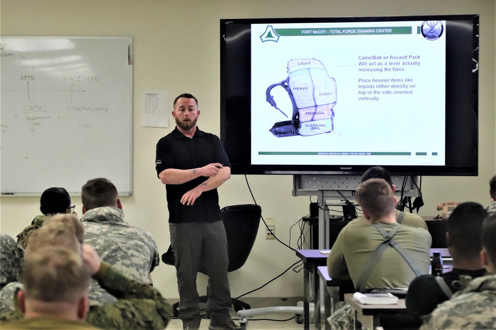 Cold-Weather Operations Course Class 20-02 classroom training