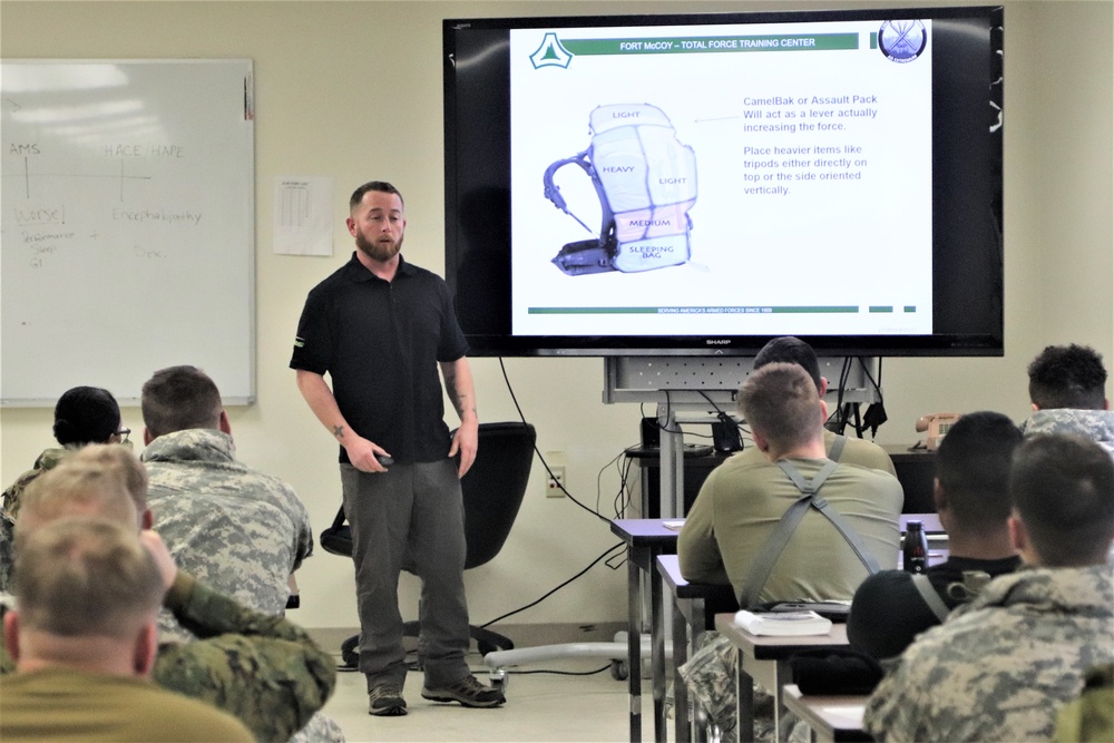 Cold-Weather Operations Course Class 20-02 classroom training