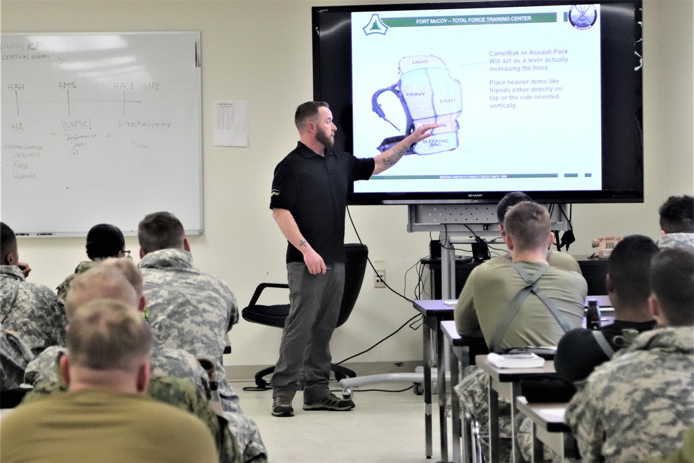 Cold-Weather Operations Course Class 20-02 classroom training