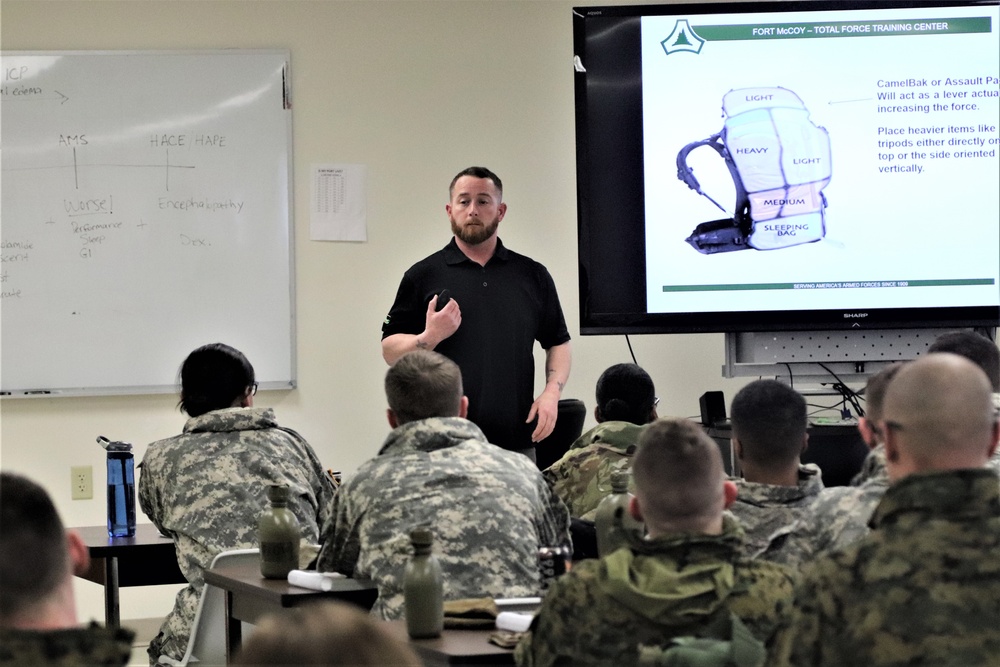 Cold-Weather Operations Course Class 20-02 classroom training