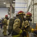 GHWB Sailors Conduct Firefighting Training
