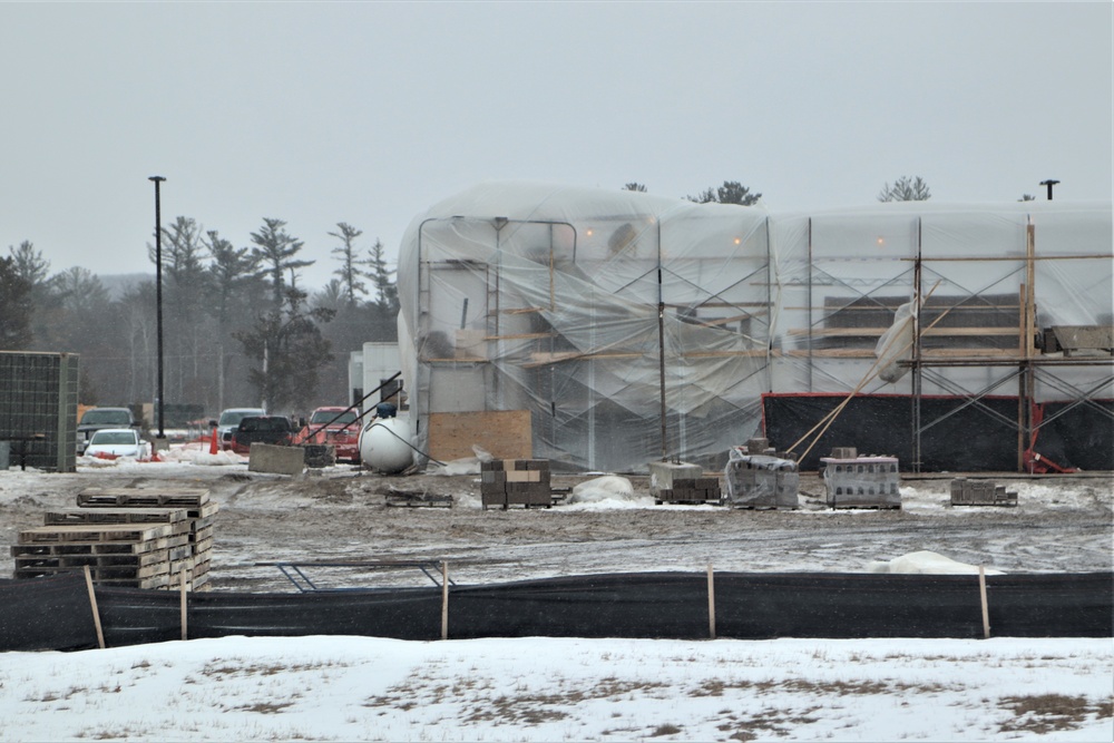 Construction of new simulations buildings continues at Fort McCoy