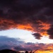 MQ-9 Reaper and aircrew underneath Nevada sunset
