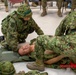 Iron Fist 2020: Japanese Ground Self Defense Force soldiers demonstrate combat medical care procedures to U.S. Sailors.