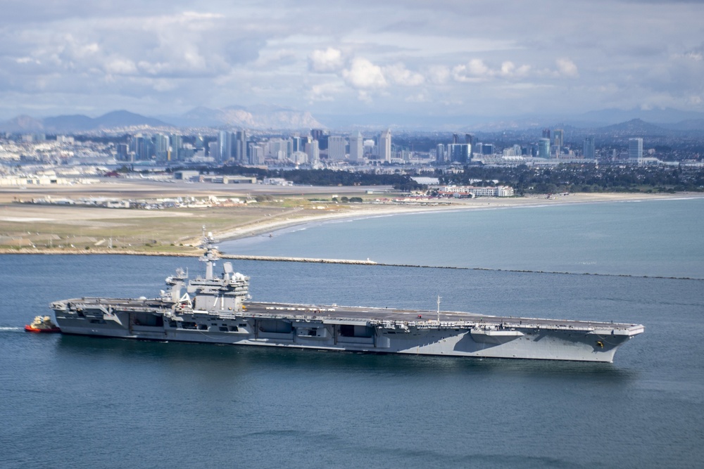 USS Theodore Roosevelt Carrier Strike Group Deploys