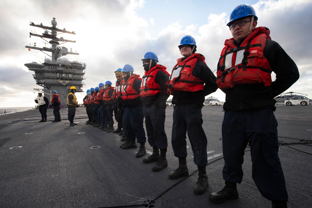 Ike Conducts Operations in the Atlantic