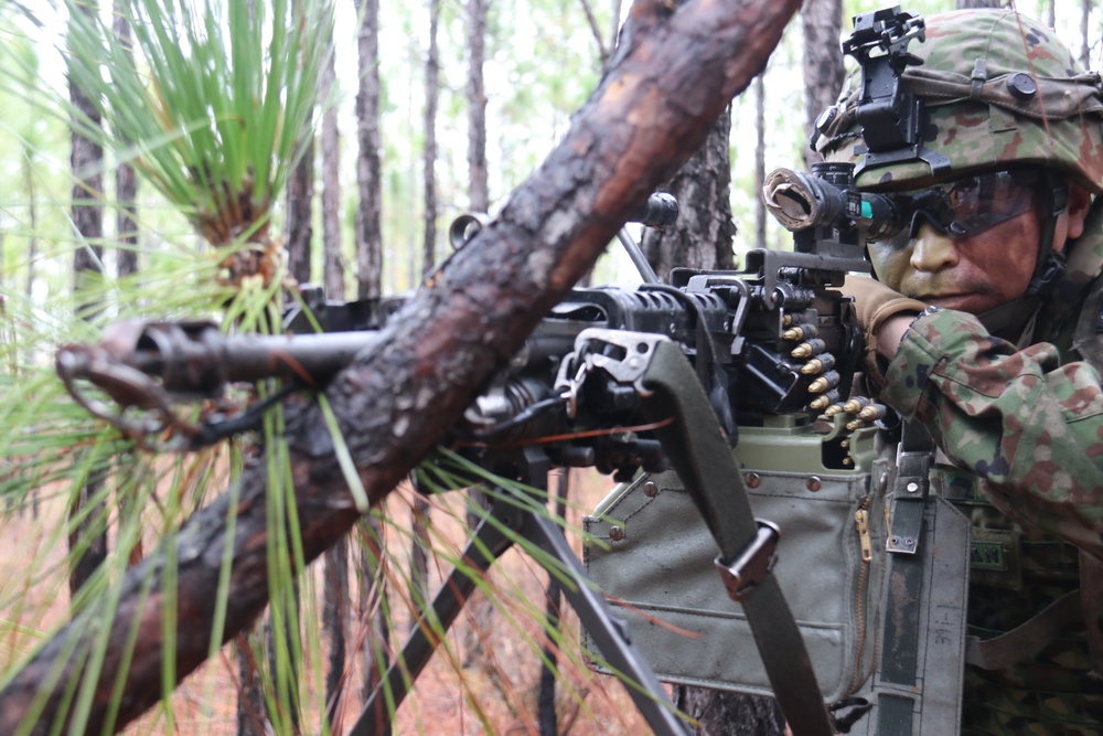 Members of the JGSDF work with 4th BCT (ABN), 25th ID