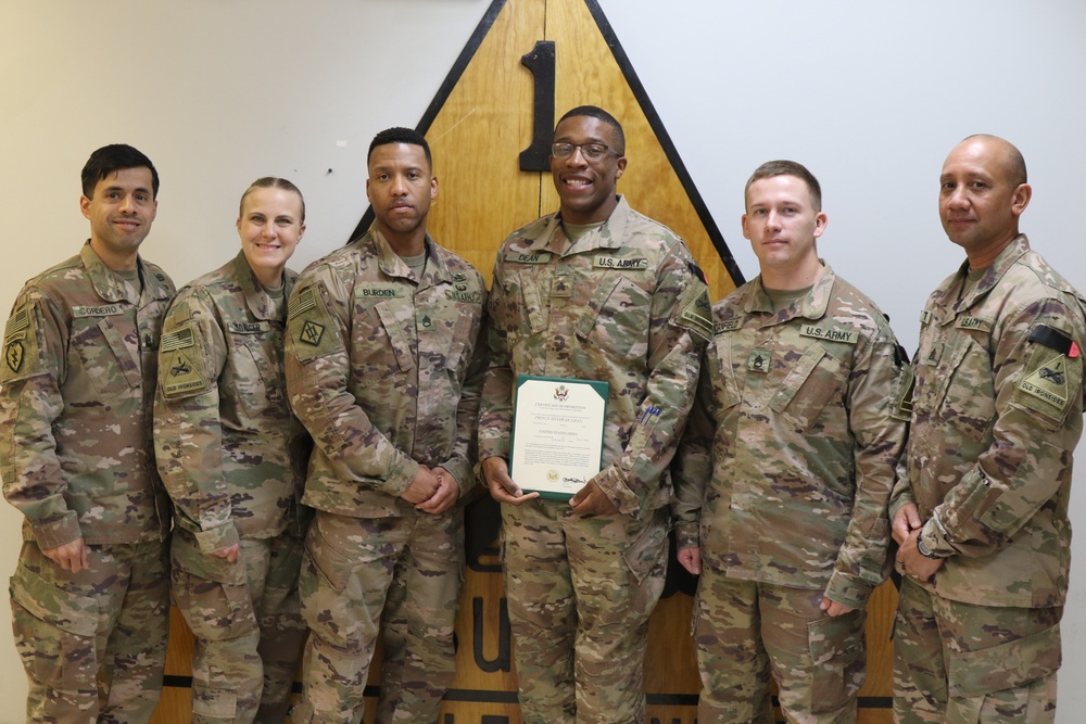 Sgt. Prince Dean Earns a Battlefield Promotion