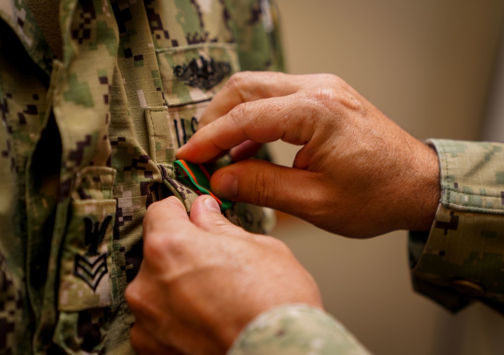 CSS-15 Sailor Awarded Navy and Marine Corps Achievement Medal