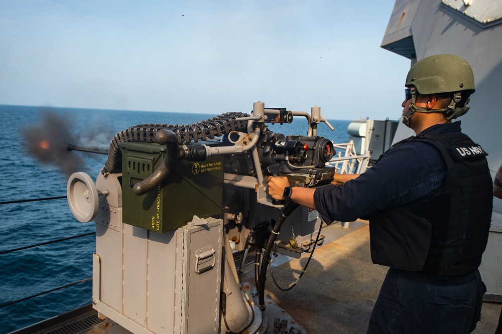 LIve-fire exercise USS Farragut