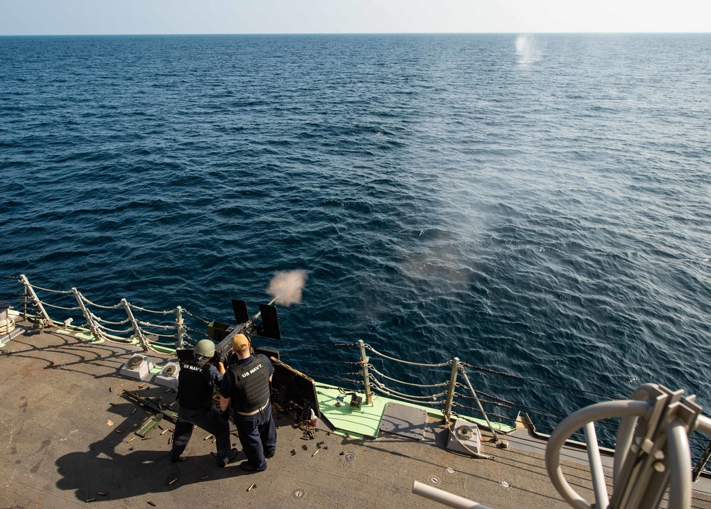 LIve-fire exercise USS Farragut