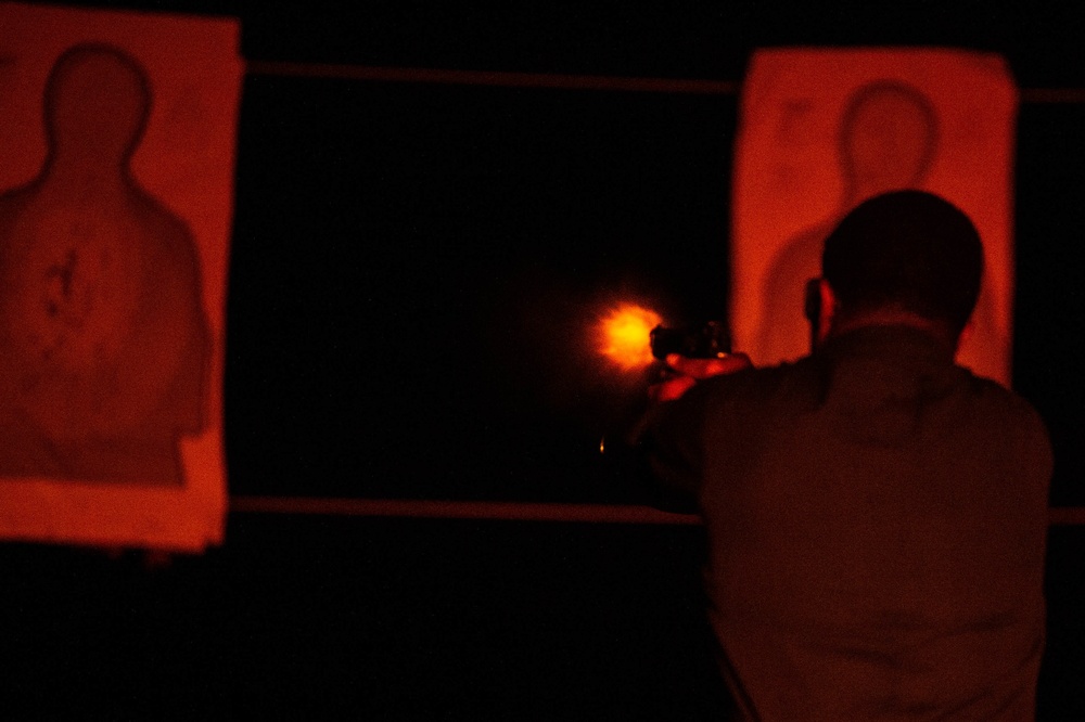 USS Farragut gun shoot