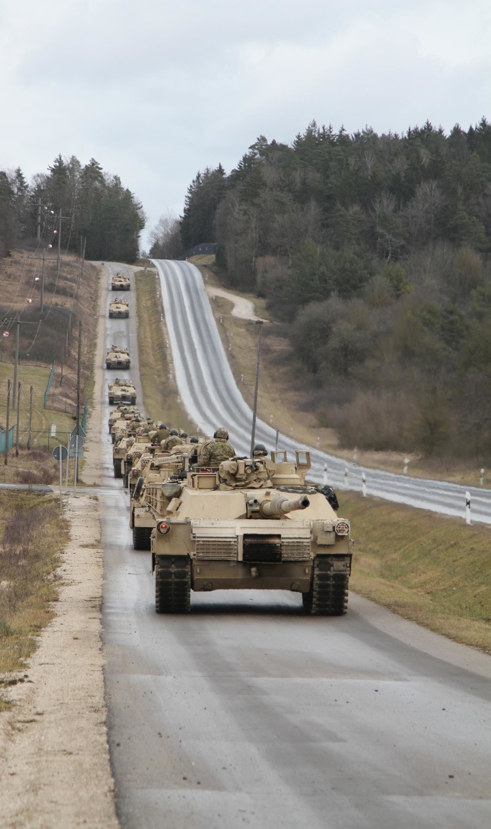 Black Jack Brigade Convoys to Hohenfels, Germany for Combined Resolve XIII