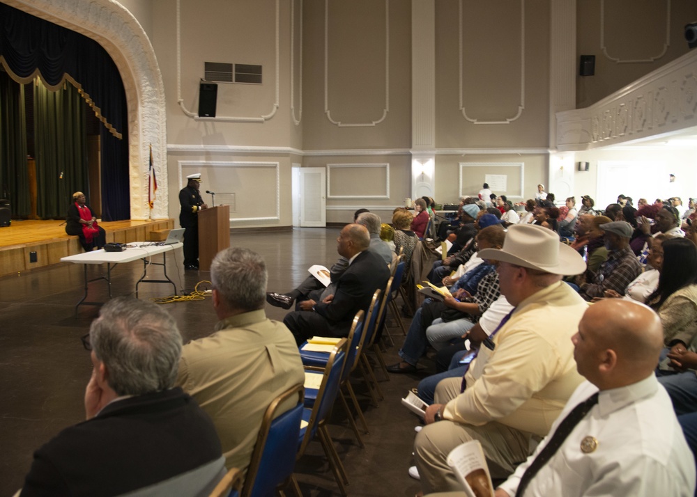 U.S. Navy Commander Returns to Texas to Honor Dr. Martin Luther King Jr.