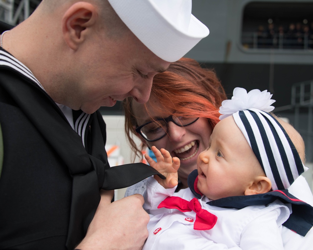 USS ABRAHAM LINCOLN RETURNS FROM DEPLOYMENT