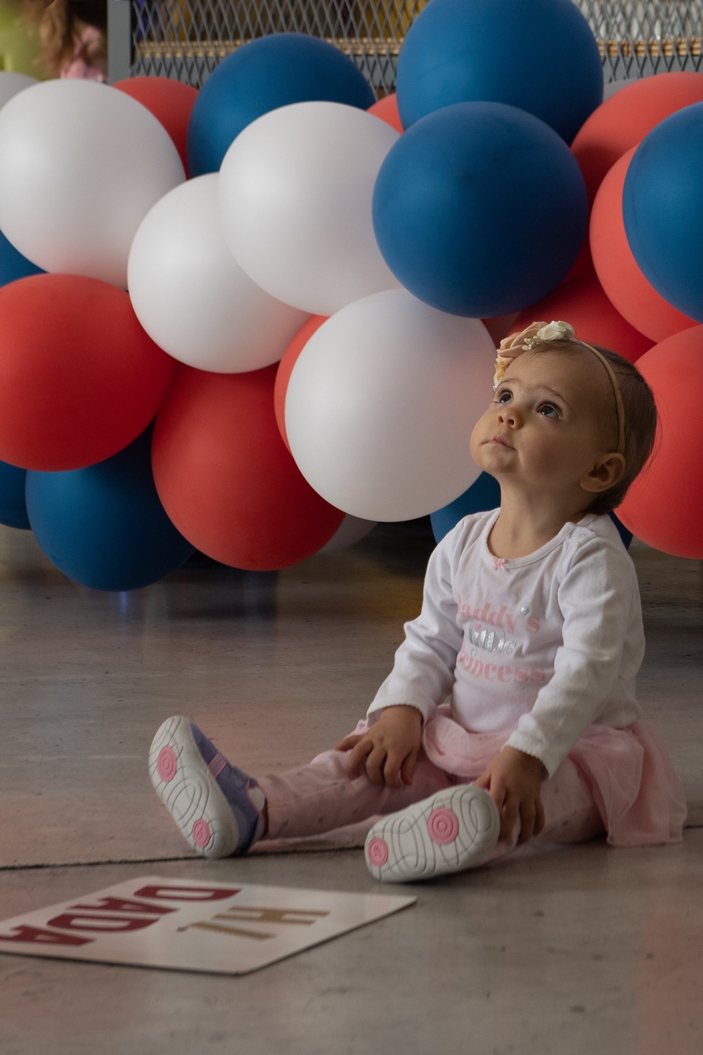 Family and friends prepare for the return of Airborne Early Warning Squadron (VAW) 121