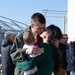 Family and friends welcome the return of Airborne Early Warning Squadron (VAW) 121