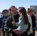 Family and friends prepare for the return of Airborne Early Warning Squadron (VAW) 121