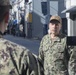 Fleet Master Chief Jason Haka gives interview during the 7th Fleet Sailor of the Year week
