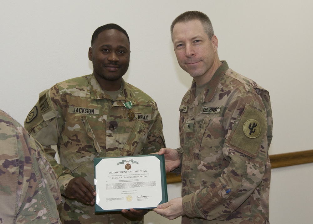 320th Quartermaster Detachment End of Tour Award Ceremony