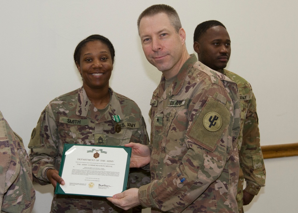 320th Quartermaster Detachment End of Tour Award Ceremony