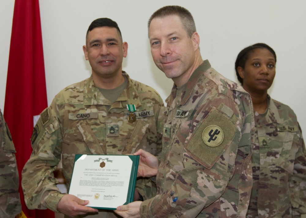 320th Quartermaster Detachment End of Tour Award Ceremony