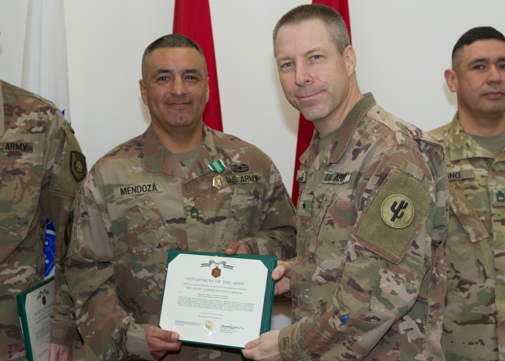 320th Quartermaster Detachment End of Tour Award Ceremony