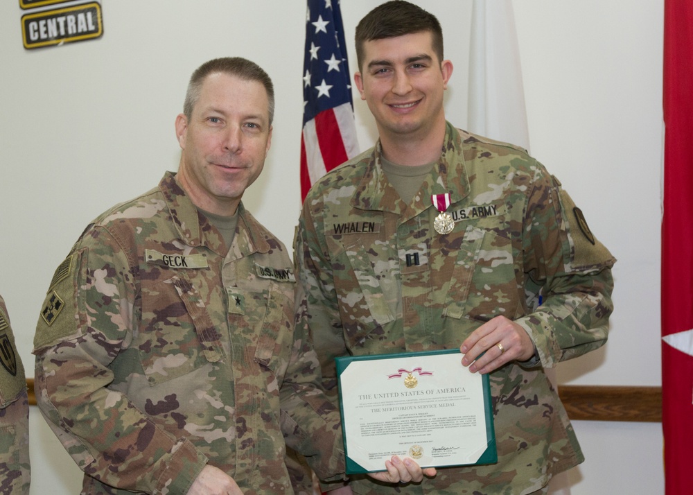 320th Quartermaster Detachment End of Tour Award Ceremony