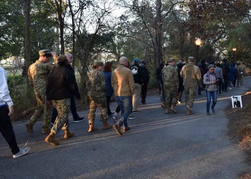 JB Charleston hosts MLK walk