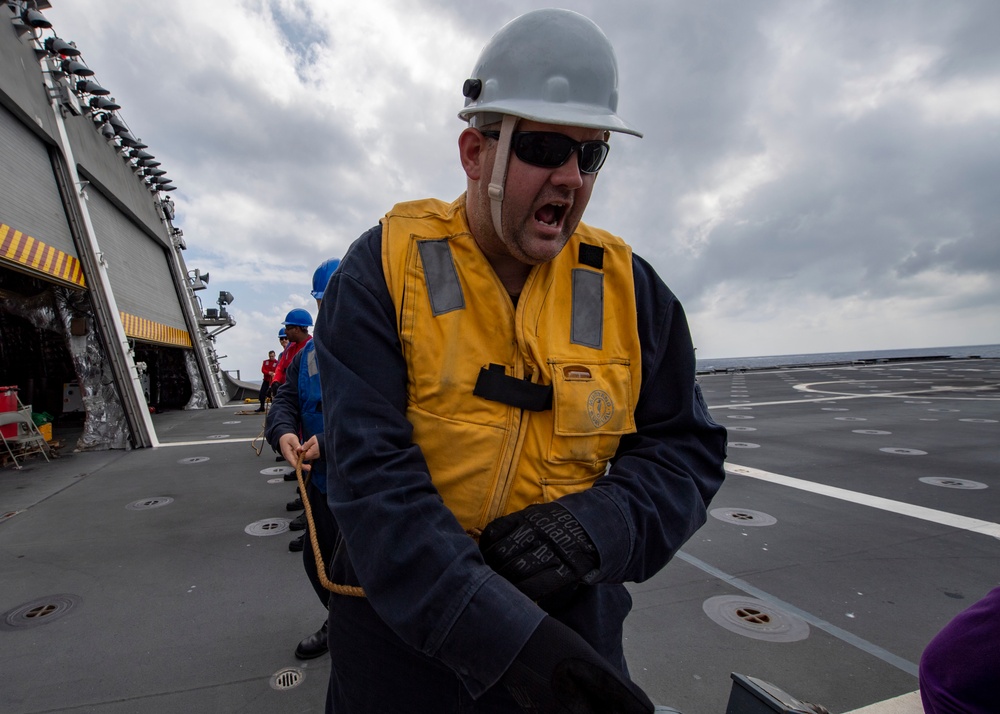 USS Montgomery UNREP