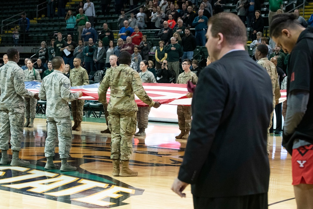 Wright-Patt Participates in Wright State Military Apprecaition Night