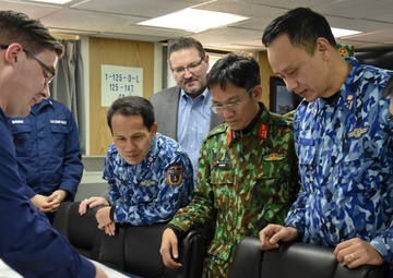 Vietnamese Coast Guard Members Tour U.S. Coast Guard Cutter John Midgett