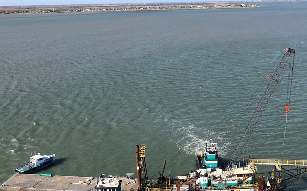 Coast Guard responding to grounded barge in Matagorda Ship Channel near Port Lavaca, Texas