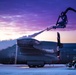 Danish Air Force de-icing C-130 for Michigan take-off