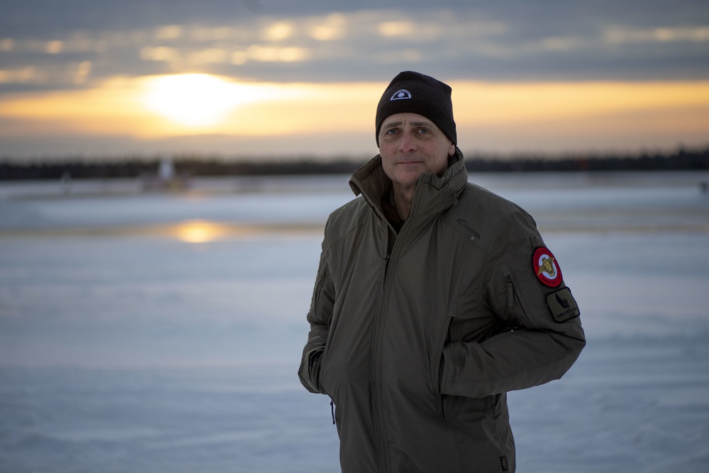 Danish Air Force de-iceig C-130 for Michigan Take-Off