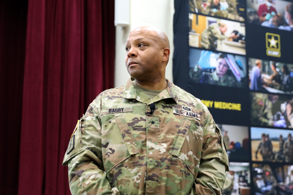 Brig. Gen. Shan K. Bagby Hosts Town Hall