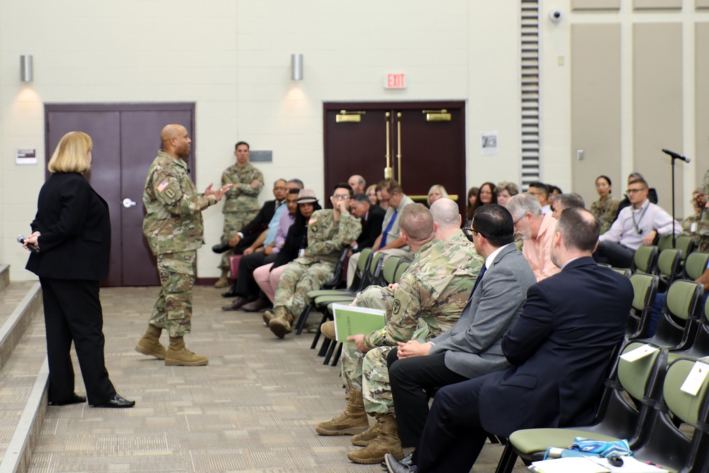 Brig. Gen. Shan K. Bagby Hosts Town Hall